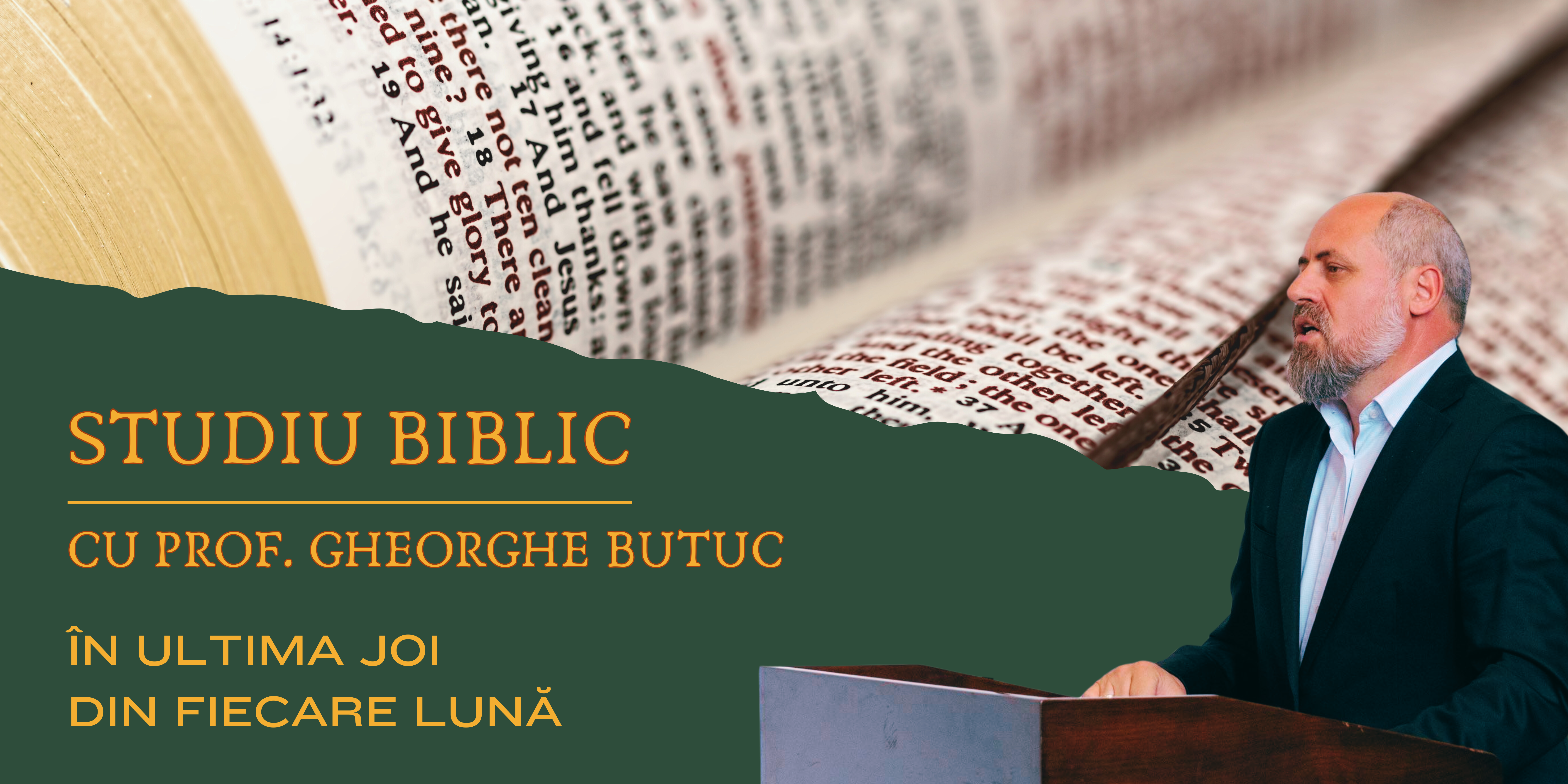 Studiu Biblic cu Prof. Gheorghe Butuc